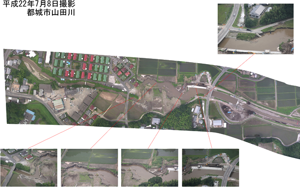 平成22年7月8日撮影 都城市山田川